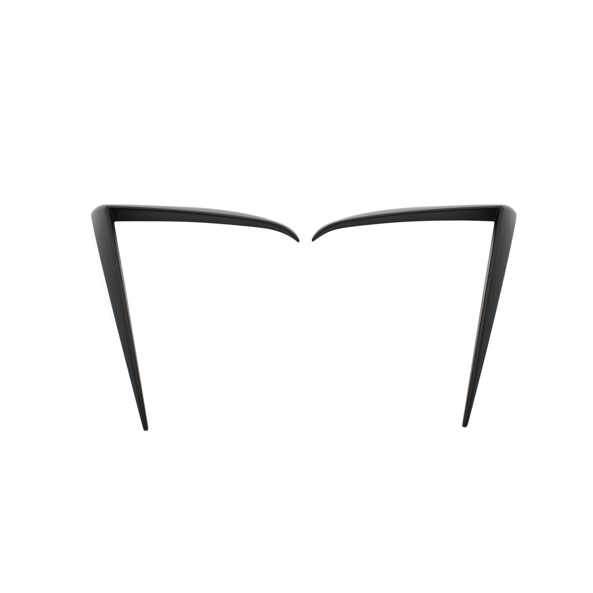 2025-2026 Tesla Model Y Juniper Fog Light Eyelid Trim Matte Black Frame
