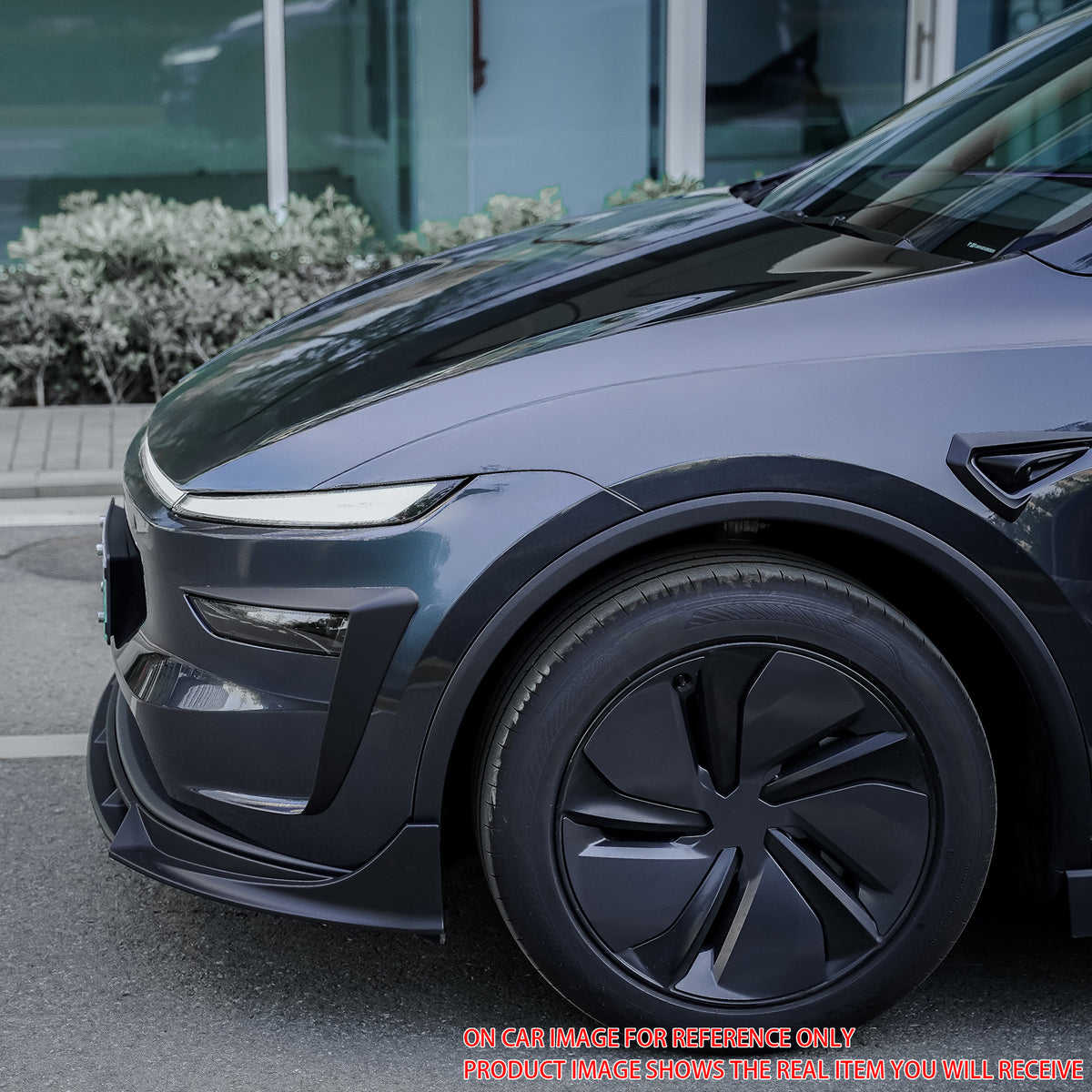 2025-2026 Tesla Model Y Juniper Fog Light Eyelid Carbon Fiber Print Trim