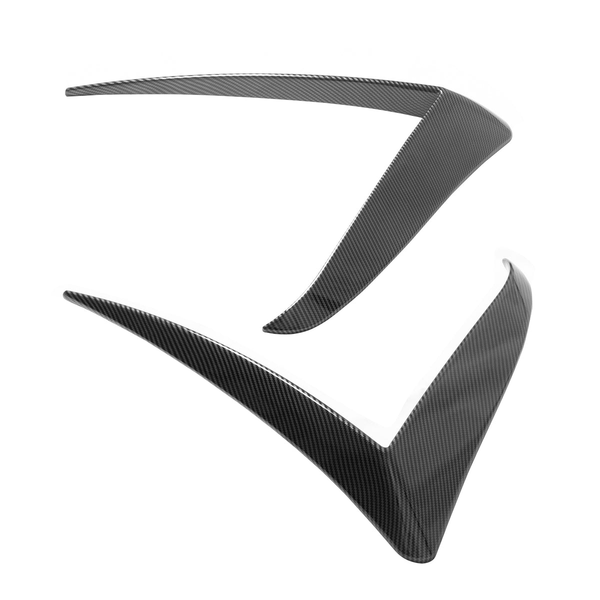 2025-2026 Tesla Model Y Juniper Fog Light Eyelid Carbon Fiber Print Trim