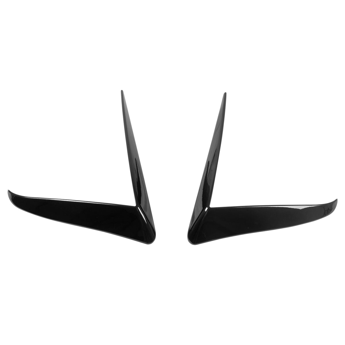 2025-2026 Tesla Model Y Juniper Fog Light Eyelid Trim Gloss Black Frame