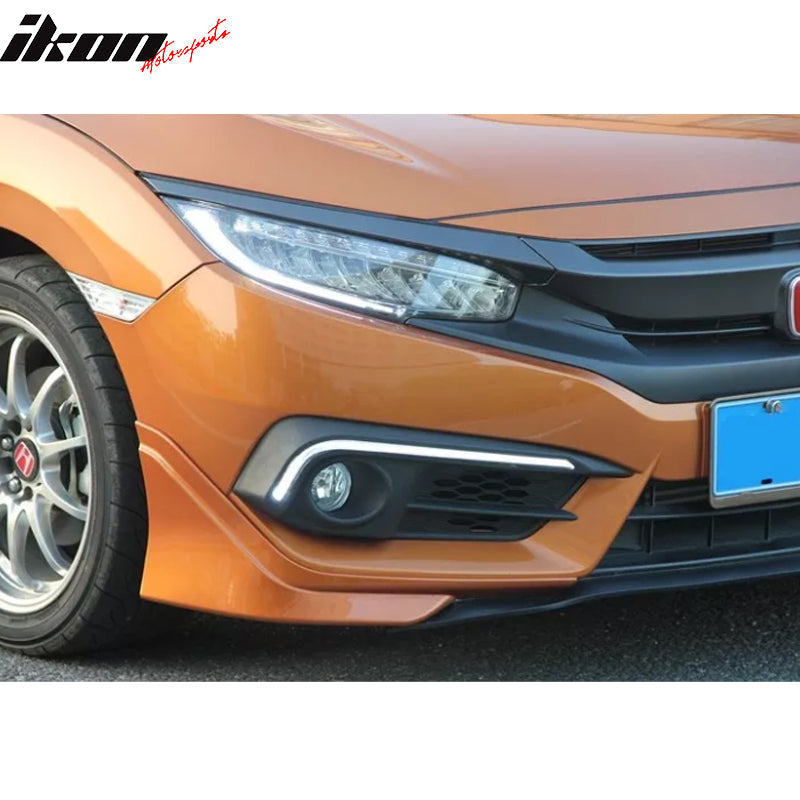 Fits 16-18 Civic Daytime Running Lights Fog Cover Lamp