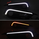 Fits 16-18 Civic Daytime Running Lights Fog Cover Lamp