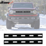 2021-2025 Ford Bronco 2/4 Door Front Bumper Grille Lights Black