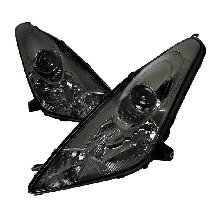 Spec-D Projector Headlights Toyota Celica (00-05) Black / Chrome / Smoke
