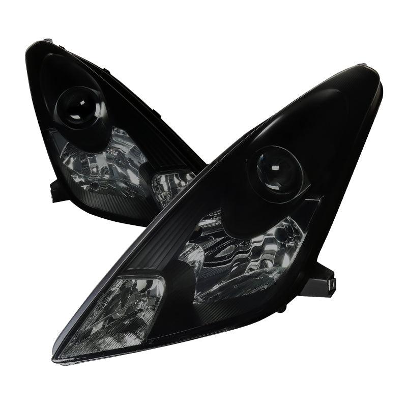 Spec-D Projector Headlights Toyota Celica (00-05) Black / Chrome / Smoke