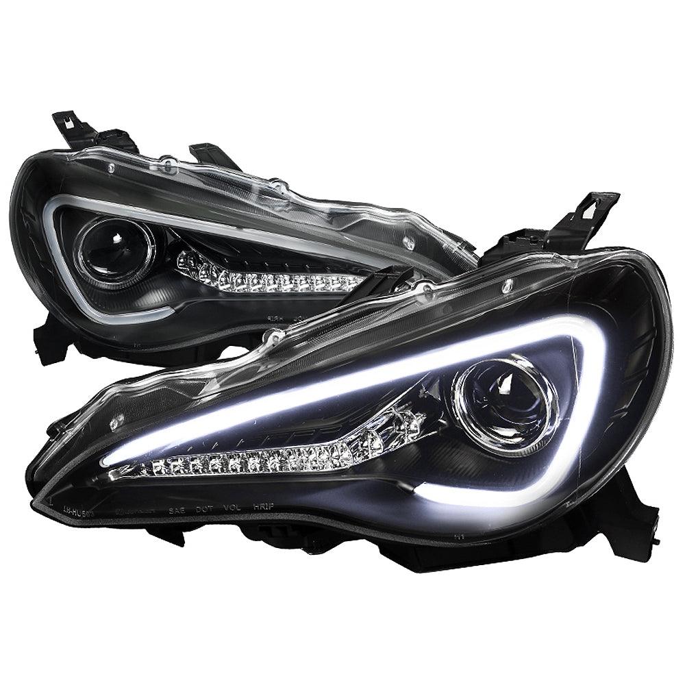 Spec-D Projector Headlights Scion FR-S (13-16) Sequential Signal - Gloss or Matte Black