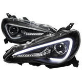 Spec-D Projector Headlights Scion FR-S (13-16) Sequential Signal - Gloss or Matte Black