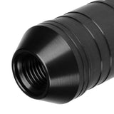 Aluminum Lug Nuts M12x1.25 Open End 70mm 20pc Set with Key Black