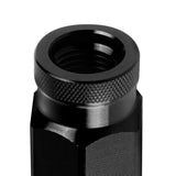 Universal Aluminum Lug Nuts Open End 60MM M12x1.25 20PC Kit w/ Adapter