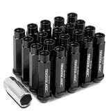 Acorn Style Extended Lug Nuts M12 x 1.5 20pc Set Aluminum