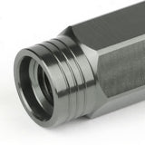 M12 x 1.5 Extended Acorn Lug Nuts 90mm Gun Metal Aluminum 20pc