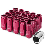 M12 x 1.25 Acorn Style Lug Nuts Set with Locks - Aluminum