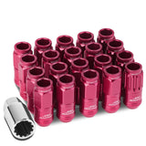 M12 x 1.25 Acorn Style Lug Nuts Set with Locks - Aluminum