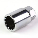 Aluminum Acorn Lug Nuts M12x1.5 50mm 21mm OD 16pcs + 4 Locks Gold