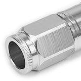 Aluminum Lug Nuts M12 x 1.5 Acorn Style 16pc + 4 Locks Silver