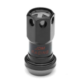 Aluminum Lug Nuts M12x1.5 Lock Style 16pcs + 4 Locks Black