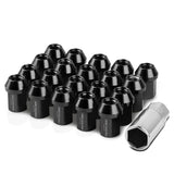 M12 x 1.5 Acorn Style Lug Nuts 20pc Set - Aluminum