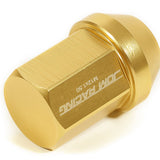 M12 x 1.5 Acorn Style Lug Nuts 35mm Gold Aluminum 20pc Set