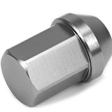 M12 x 1.5 Acorn Style Lug Nuts 35mm Closed End Gun Metal 20pc Aluminum