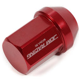 M12 x 1.5 Acorn Style Aluminum Lug Nuts - 35mm Red 20pc Set