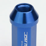 M12 x 1.25 Acorn Style Extended Lug Nuts - Blue Aluminum