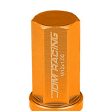 Aluminum Lug Nuts M12 x 1.5 Acorn Style Extended Orange 20pc Set