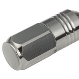 M12 X 1.25 Extended Grooved Shank Lug Nuts 20pc Set - Aluminum