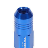 M12 x 1.5 Extended Grooved Shank Lug Nuts 20pc Set - Aluminum