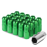 M12 x 1.5 Extended Closed End Lug Nuts - Aluminum