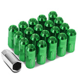 M12 x 1.5 Extended Closed End Lug Nuts - Aluminum