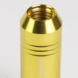 Universal M12 x 1.5 Extended Lug Nuts 60mm Rib Shank 20pc Set Aluminum