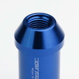 Aluminum Lug Nuts M12x1.25 L40 Style Extended Open End 20 Pack Blue