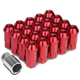 M12 x 1.25 L40 Style Extended Lug Nuts 20pc Set w/ Locks - Aluminum