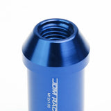 L40 Style Extended Open End Aluminum Lug Nuts M12x1.5 20pc Blue