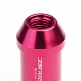 L40 Style Extended Open End Aluminum Lug Nuts M12x1.5 20pc Pink