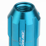 M12 x 1.5 Spline Extended Lug Nuts 20pc Set with Locks - Aluminum