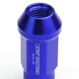 Aluminum Acorn Lug Nuts M12x1.5 Extended Open End Blue 20pc