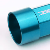 M12 x 1.25 Extended Aluminum Lug Nuts Set - Light Blue