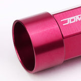 Universal M12x1.25 Extended Aluminum Lug Nuts 20pc Set Pink