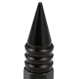 M12 x 1.5 Aluminum Lug Nuts with Removable Spike 20pc Set Black