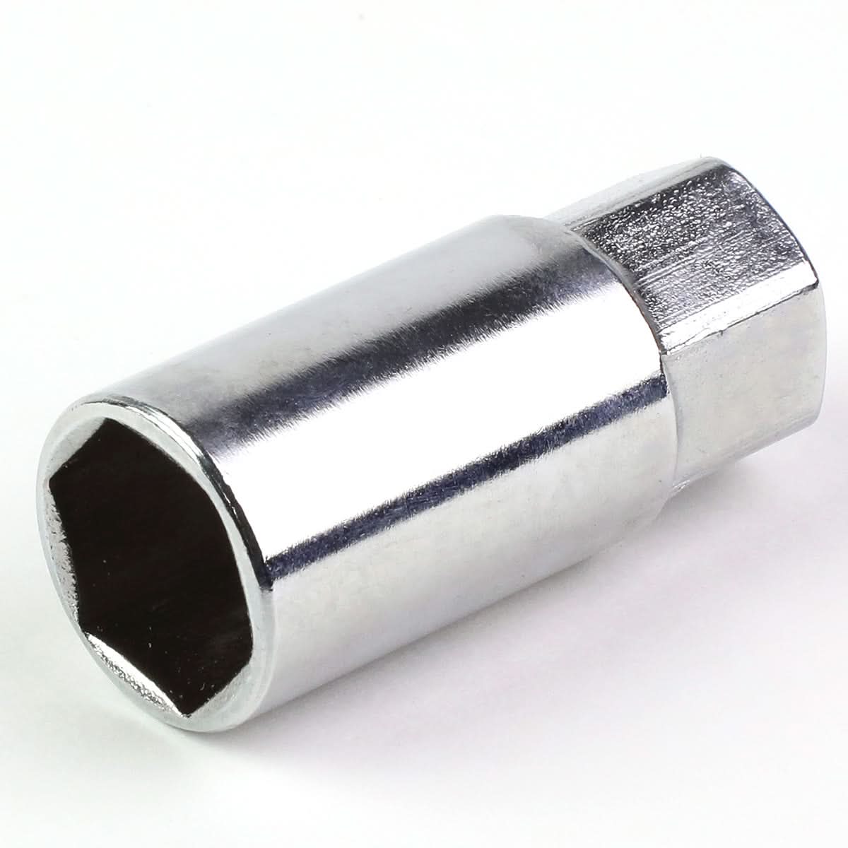 M12 x 1.5 Aluminum Lug Nuts 60mm Spike Style 20pc Set Gun Metal