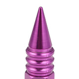 M12 x 1.5 Purple Aluminum Lug Nuts 20pc Set with Spikes