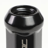 M14 x 1.5 Spike Lug Nuts 23mm OD 112mm Tall Black Steel 24 Pack