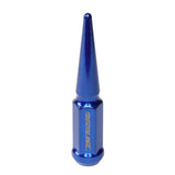Steel Spike Lug Nuts M14 x 1.5 Closed End 24 Pack Blue