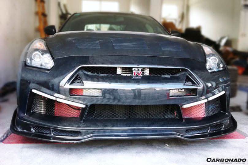 2008-2016 Nissan GTR R35 CBA/DBA LP Style Front Bumper