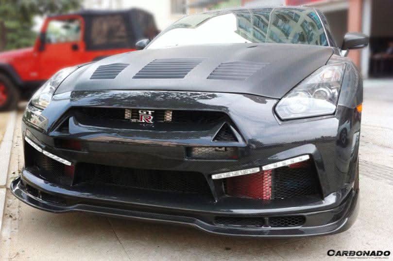2008-2016 Nissan GTR R35 CBA/DBA LP Style Front Bumper