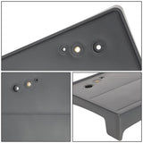 04-10 BMW 5-Series Front License Plate Mounting Bracket - Black