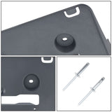 2013-2016 Ford Fusion Front License Plate Mounting Bracket Black