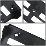 2001-2004 Ford Escape Front License Plate Mounting Bracket - Black