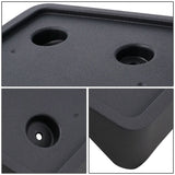 2007-2010 GMC Sierra 2500/3500 HD Front License Plate Bracket Black